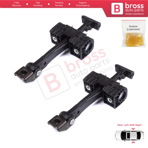 2 Pieces Rear Door Stop Check Assy Limiter Strap for BMW X1 E84 2009-2015 51222990642