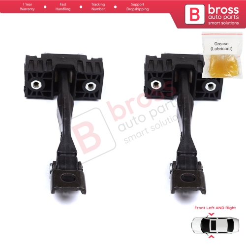 2 Pieces Front Door Stop Check Assy Limiter Strap for BMW X5 X6 F15 F85 F16 F86 2013-2018 51217290595