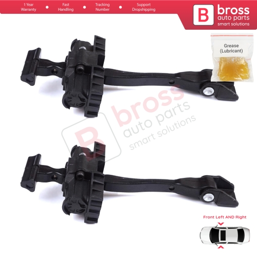 2 Pieces Front Door Stop Check Assy Limiter Strap for BMW 2 Series MK1 F45 F46 Tourer 2013-2021 51217404897