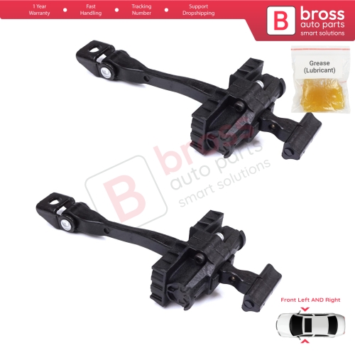 2 Pieces Front Door Stop Check Assy Limiter Strap for BMW 2 Series MK1 F45 F46 Tourer 2013-2021 51217404897