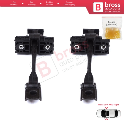 2 Pieces Front Door Stop Check Assy Limiter Strap for BMW 2 Series MK1 F45 F46 Tourer 2013-2021 51217404897