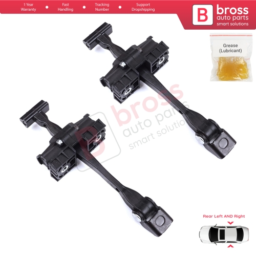 2 Pieces Rear Door Stop Check Assy Limiter Strap for BMW 2 Series MK1 F45 F46 Tourer 2013-2021 51227404899