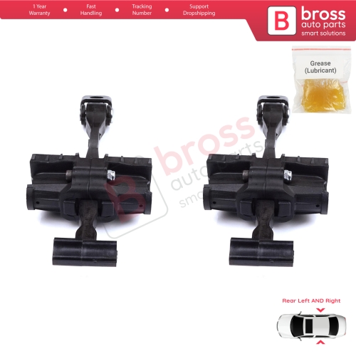2 Pieces Rear Door Stop Check Assy Limiter Strap for BMW 2 Series MK1 F45 F46 Tourer 2013-2021 51227404899