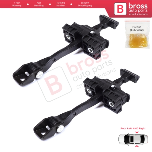 2 Pieces Rear Door Stop Check Assy Limiter Strap for BMW 2 Series MK1 F45 F46 Tourer 2013-2021 51227404899