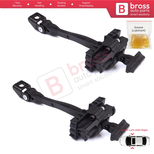 2 Pieces Front Door Stop Check Assy Limiter Strap for BMW X1 F48 MK2 2014-2022 51217436001