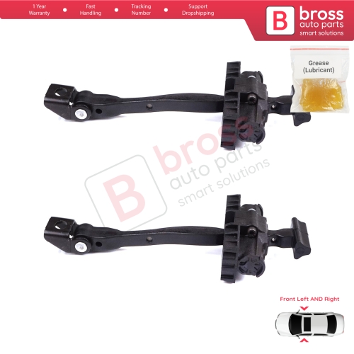 2 Pieces Front Door Stop Check Assy Limiter Strap for BMW X1 F48 MK2 2014-2022 51217436001