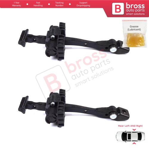 2 Pieces Rear Door Stop Check Assy Limiter Strap for BMW X1 F48 MK2 2014-2022 51227436003