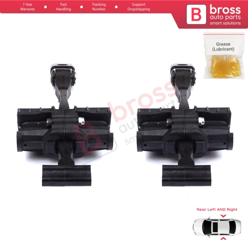 2 Pieces Rear Door Stop Check Assy Limiter Strap for BMW X1 F48 MK2 2014-2022 51227436003