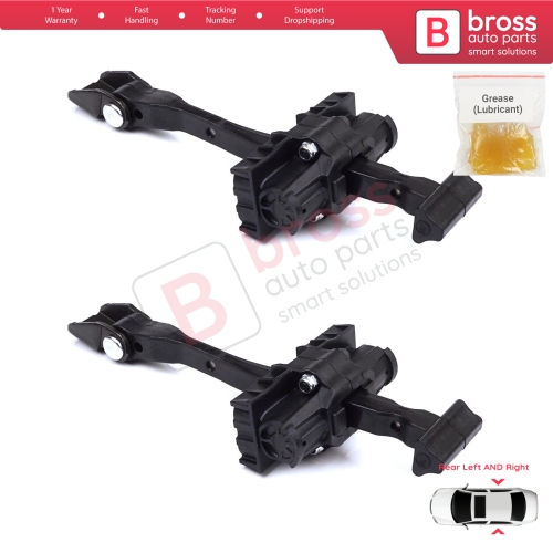 2 Pieces Rear Door Stop Check Assy Limiter Strap for BMW X1 F48 MK2 2014-2022 51227436003
