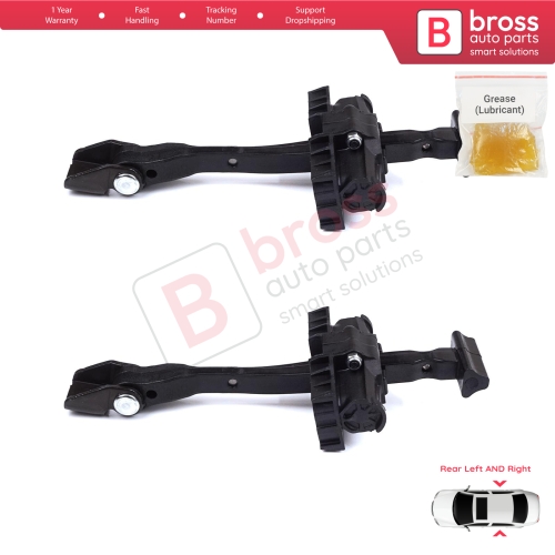 2 Pieces Rear Door Stop Check Assy Limiter Strap for BMW X1 F48 MK2 2014-2022 51227436003