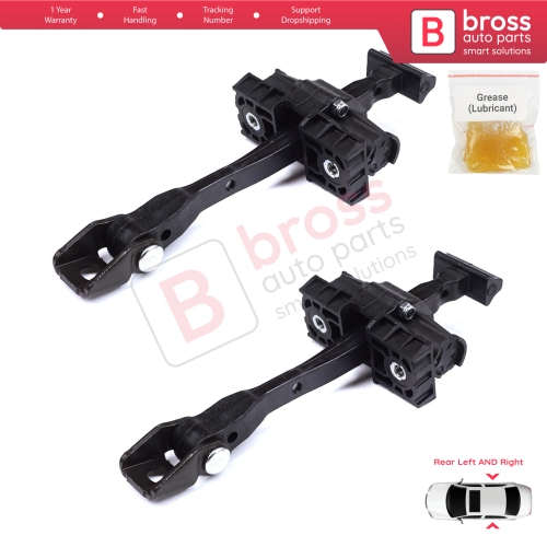 2 Pieces Rear Door Stop Check Assy Limiter Strap for BMW X1 F48 MK2 2014-2022 51227436003