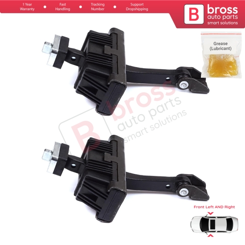 2 Pieces Front Door Stop Check Assy Limiter Strap for BMW 1 Series MK1 E81 E82 E88 2006-2013 2/3 Door 41517164623