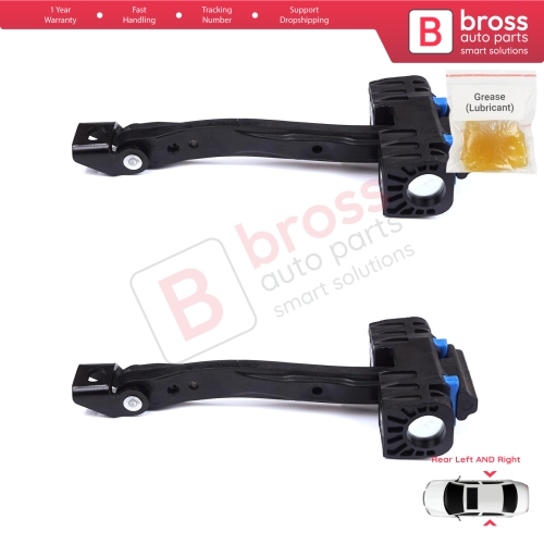 2 Pieces Rear Door Stop Check Assy Limiter Strap for VW Passat B8 3G CB 2014-2023 3G5839249B