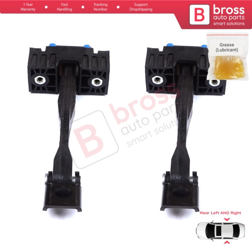 2 Pieces Rear Door Stop Check Assy Limiter Strap for VW Passat B8 3G CB 2014-2023 3G5839249B