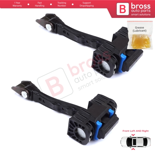 2 Pieces Front Door Stop Check Assy Limiter Strap for VW Jetta MK6 A6 5C6 1B 162 163 AV3 AV2 2010-2018 5C6837249
