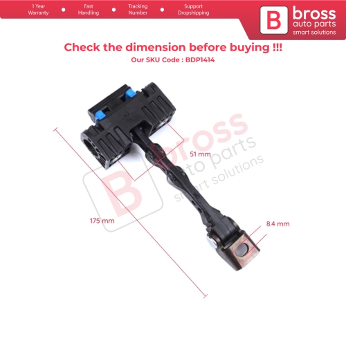 Front Door Stop Check Assy Limiter Strap for VW Jetta MK6 A6 5C6 1B 162 163 AV3 AV2 2010-2018 5C6837249