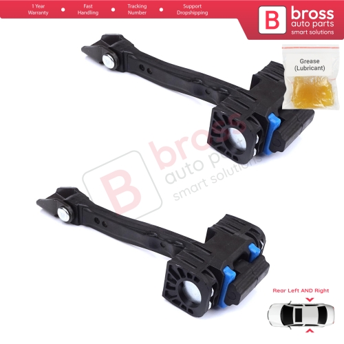 2 Pieces Rear Door Stop Check Assy Limiter Strap for VW Jetta MK6 A6 5C6 1B 162 163 AV3 AV2 2010-2018 5C6839249