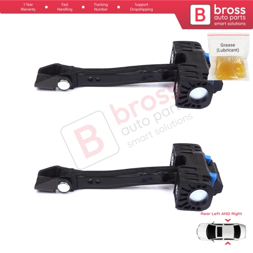 2 Pieces Rear Door Stop Check Assy Limiter Strap for VW Jetta MK6 A6 5C6 1B 162 163 AV3 AV2 2010-2018 5C6839249