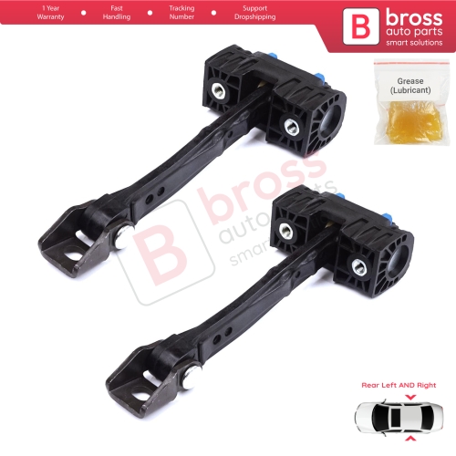 2 Pieces Rear Door Stop Check Assy Limiter Strap for VW Jetta MK6 A6 5C6 1B 162 163 AV3 AV2 2010-2018 5C6839249