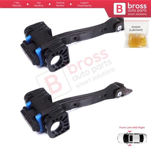 2 Pieces Front Door Stop Check Assy Limiter Strap for VW Tiguan MK2 AD BW 2016-2024 Allspace Seat Tarraco KN2 5NA837249