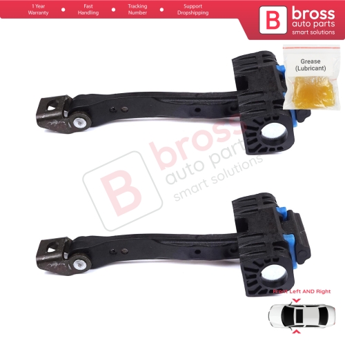 2 Pieces Front Door Stop Check Assy Limiter Strap for VW Tiguan MK2 AD BW 2016-2024 Allspace Seat Tarraco KN2 5NA837249