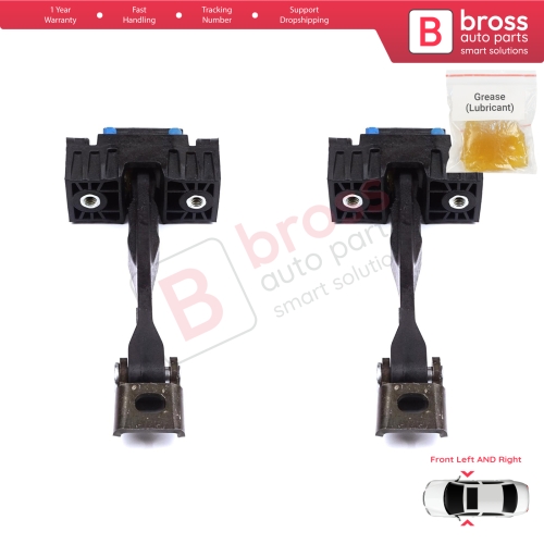 2 Pieces Front Door Stop Check Assy Limiter Strap for VW Tiguan MK2 AD BW 2016-2024 Allspace Seat Tarraco KN2 5NA837249