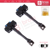 2 Pieces Rear Door Stop Check Assy Limiter Strap for VW Tiguan MK2 AD BW 2016-2024 Allspace Seat Tarraco KN2 5NA839249