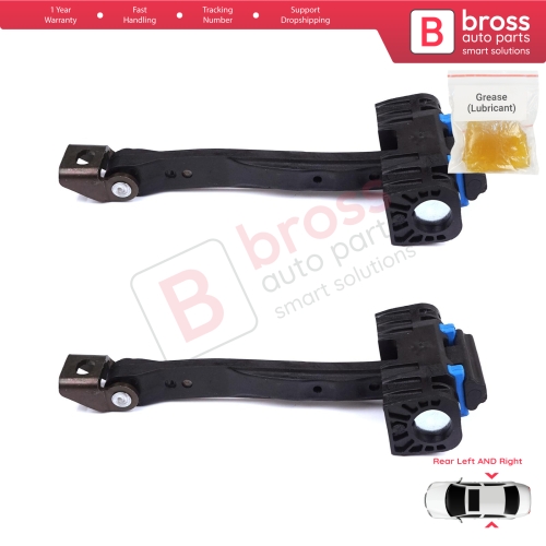 2 Pieces Rear Door Stop Check Assy Limiter Strap for VW Tiguan MK2 AD BW 2016-2024 Allspace Seat Tarraco KN2 5NA839249