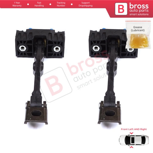 2 Pieces Door Stop Check Assy Limiter Strap for VW Scirocco MK3 137 138 2008-2017 1K8837249A