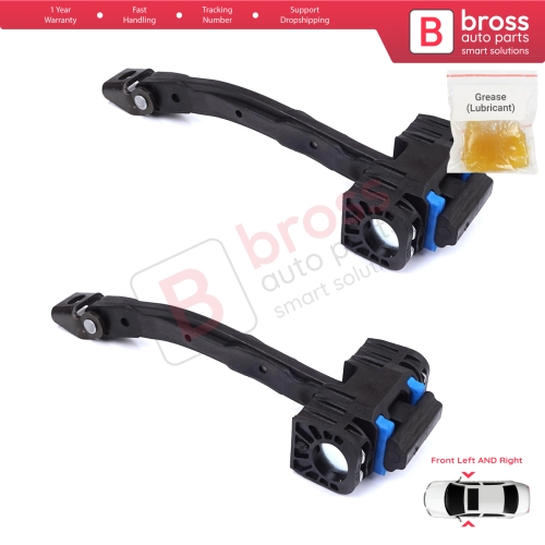 2 Pieces Front Door Stop Check Assy Limiter Strap for VW Touareg MK2 7P 7P5 7P6 2010-2018 7P0837249