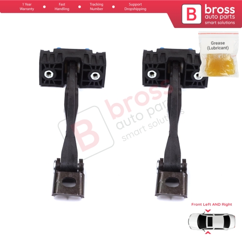 2 Pieces Front Door Stop Check Assy Limiter Strap for VW Touareg MK2 7P 7P5 7P6 2010-2018 7P0837249