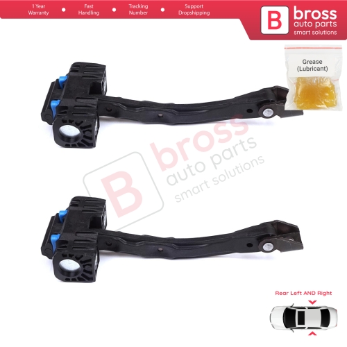2 Pieces Rear Door Stop Check Assy Limiter Strap for VW Touareg MK2 7P 7P5 7P6 2010-2018 7P0839249
