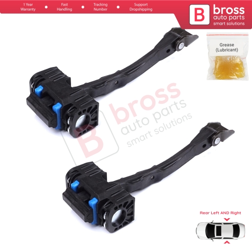 2 Pieces Rear Door Stop Check Assy Limiter Strap for VW Touareg MK2 7P 7P5 7P6 2010-2018 7P0839249