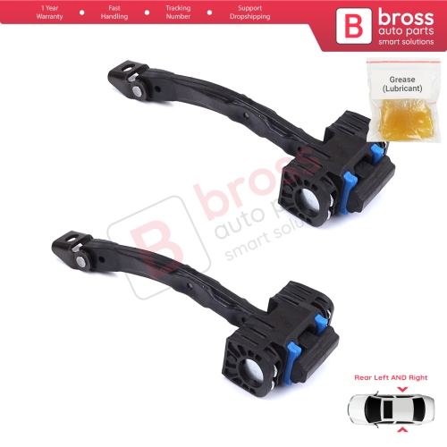 2 Pieces Rear Door Stop Check Assy Limiter Strap for VW Touareg MK2 7P 7P5 7P6 2010-2018 7P0839249