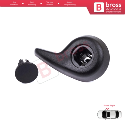 Front Right Manual Seat Recliner Adjuster Handle Black for Renault Megane MK4 B9A K9A Talisman LP KP 2015-On 874016692R