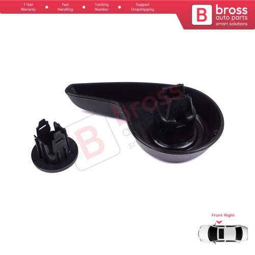 Front Right Manual Seat Recliner Adjuster Handle Black for Renault Megane MK4 B9A K9A Talisman LP KP 2015-On 874016692R