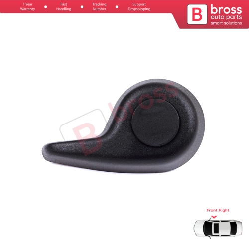Front Right Manual Seat Recliner Adjuster Handle Black for Renault Megane MK4 B9A K9A Talisman LP KP 2015-On 874016692R
