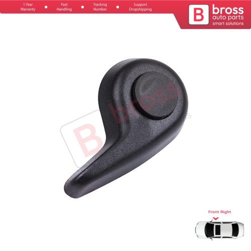 Front Right Manual Seat Recliner Adjuster Handle Black for Renault Megane MK4 B9A K9A Talisman LP KP 2015-On 874016692R
