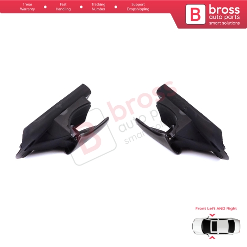 Front Interior Door Handle Opener Set Black for Vauxhall Opel Astra F MK3 T91 T92 1991-2001 90430129 90430130