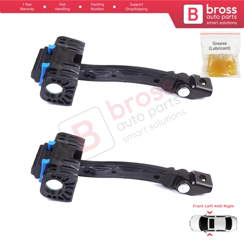 2 Pieces Front Door Stop Check Assy Limiter Strap for VW Tiguan MK1 5N 2007-2018 5N0837249A 