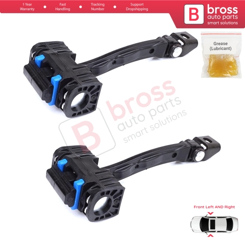 2 Pieces Front Door Stop Check Assy Limiter Strap for VW Tiguan MK1 5N 2007-2018 5N0837249A 