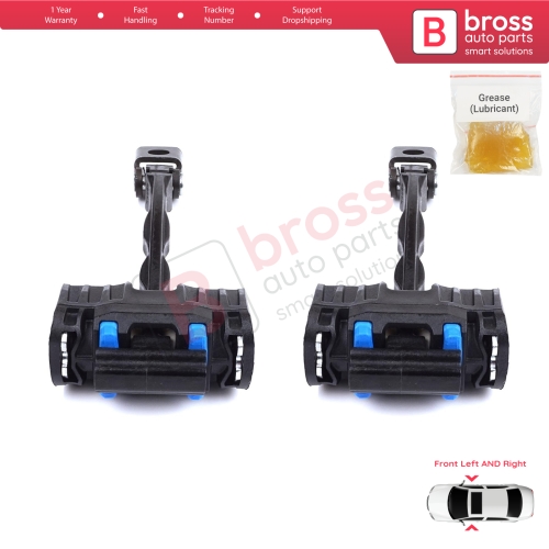 2 Pieces Front Door Stop Check Assy Limiter Strap for VW Tiguan MK1 5N 2007-2018 5N0837249A 