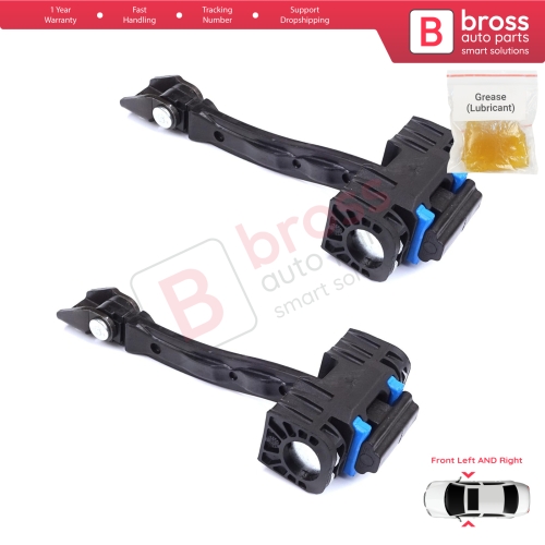 2 Pieces Front Door Stop Check Assy Limiter Strap for VW Tiguan MK1 5N 2007-2018 5N0837249A 