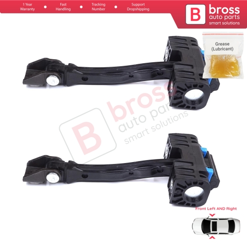 2 Pieces Front Door Stop Check Assy Limiter Strap for VW Tiguan MK1 5N 2007-2018 5N0837249A 