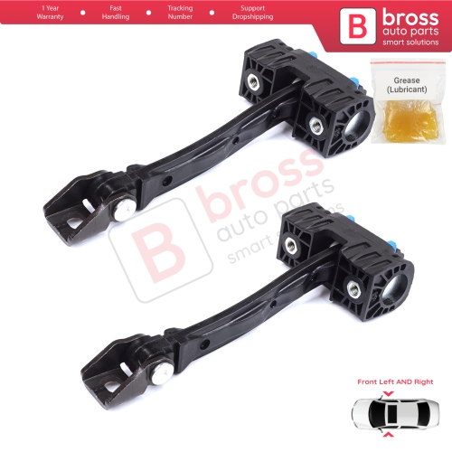 2 Pieces Front Door Stop Check Assy Limiter Strap for VW Tiguan MK1 5N 2007-2018 5N0837249A 