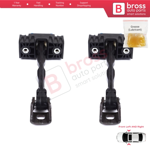 2 Pieces Front Door Stop Check Assy Limiter Strap for VW Tiguan MK1 5N 2007-2018 5N0837249A 