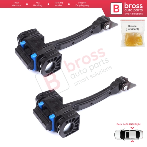 2 Pieces Rear Door Stop Check Assy Limiter Strap for VW Tiguan MK1 5N 2007-2018 5N0839249A