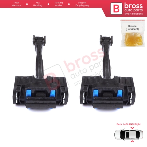 2 Pieces Rear Door Stop Check Assy Limiter Strap for VW Tiguan MK1 5N 2007-2018 5N0839249A