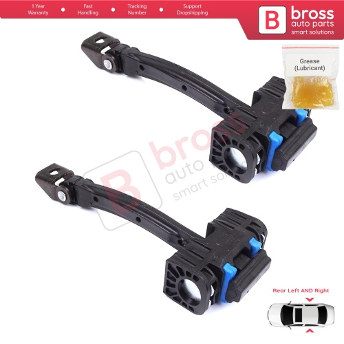 2 Pieces Rear Door Stop Check Assy Limiter Strap for VW Tiguan MK1 5N 2007-2018 5N0839249A