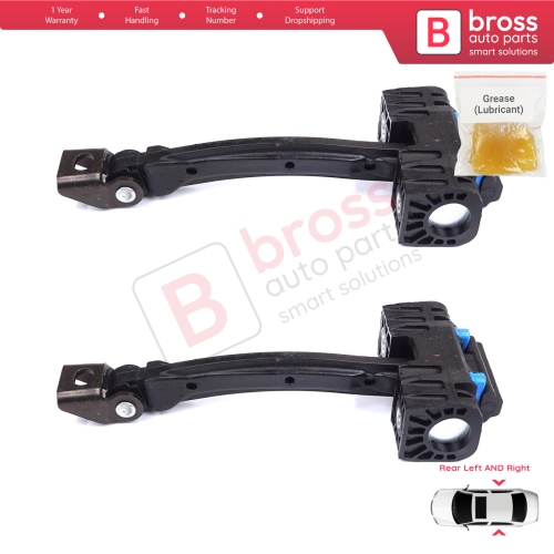 2 Pieces Rear Door Stop Check Assy Limiter Strap for VW Tiguan MK1 5N 2007-2018 5N0839249A